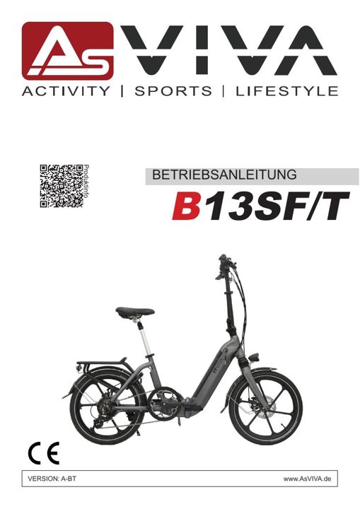 E-Bike pieghevole B13