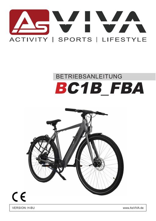 E-Bike BC1B – Citybike urban da 28"