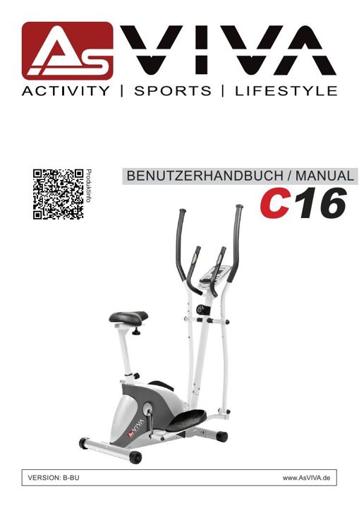 Ellittica & cyclette 2in1 C16 Bedienungsanleitung