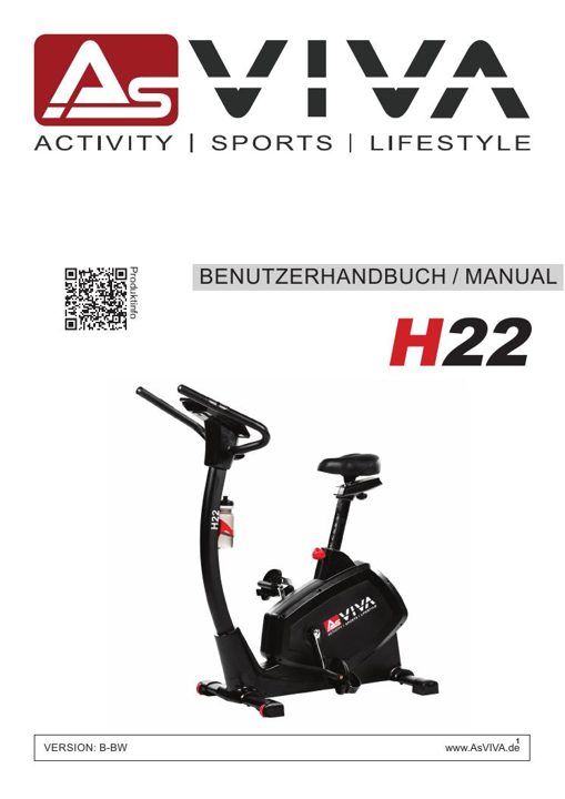 Ergometro Smart Fit H22 Bedienungsanleitung