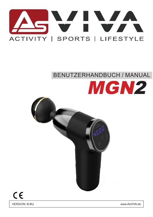 Pistola massaggiante MGN2 - Nero Bedienungsanleitung