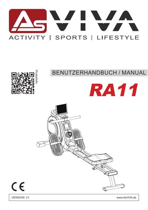 Vogatore RA11 Magnetic Bedienungsanleitung