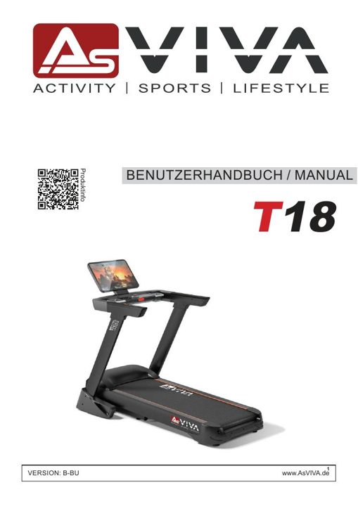 Tapis roulant Smart T18 Pro Bedienungsanleitung