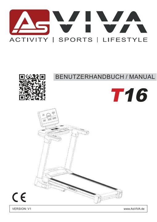 Tapis roulant Smart Run T16 Bedienungsanleitung