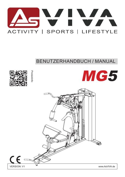 Stazione multifunzione Multi-Gym MG5 Pro Bedienungsanleitung
