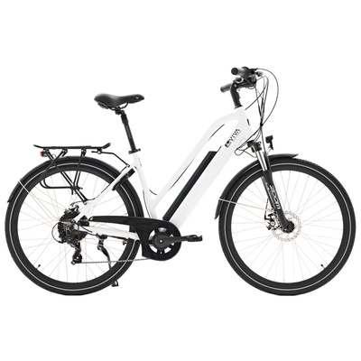 City E-Bike B15 – 28 pollici – Grigio/Bianco