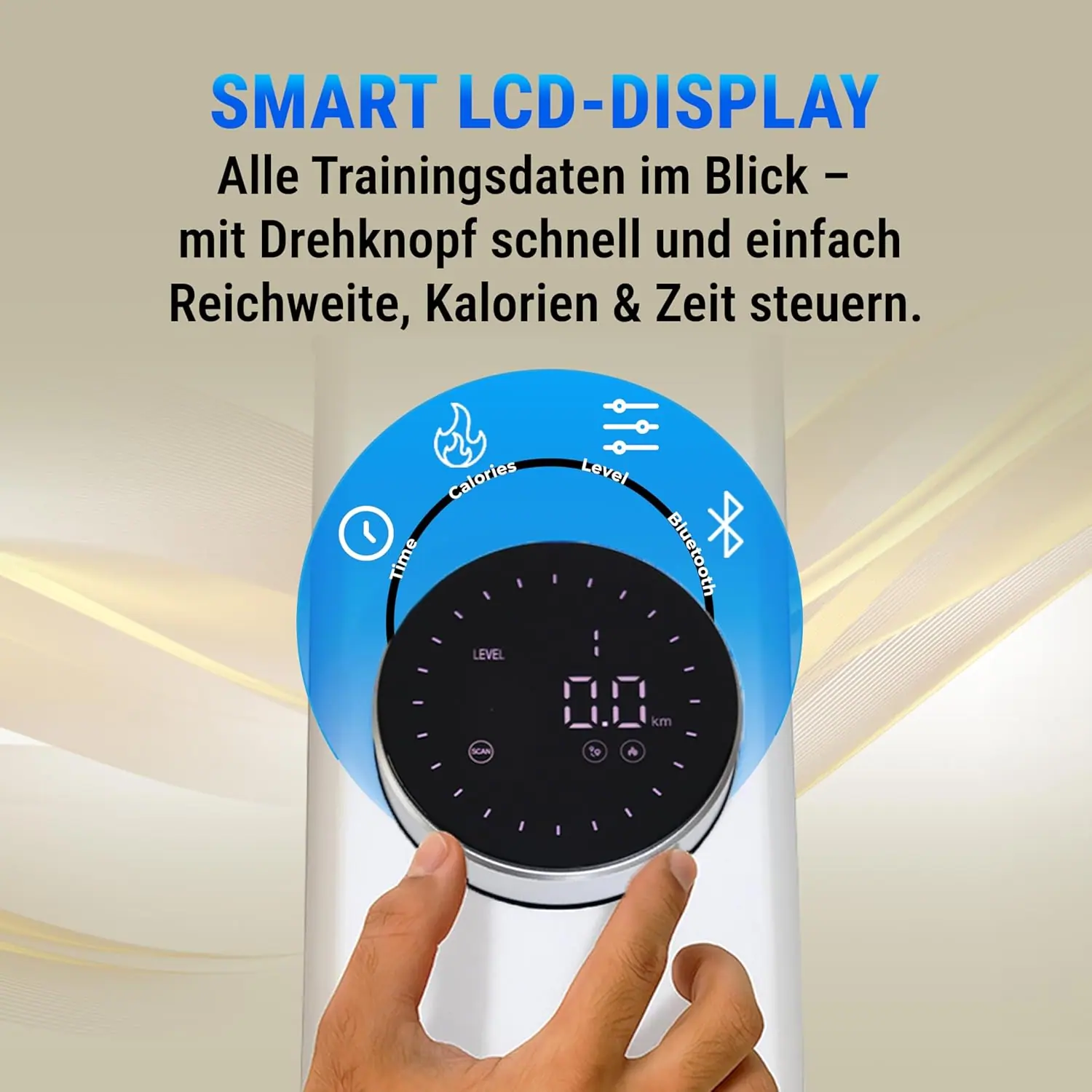Display LCD Smart con manopola – controllo totale