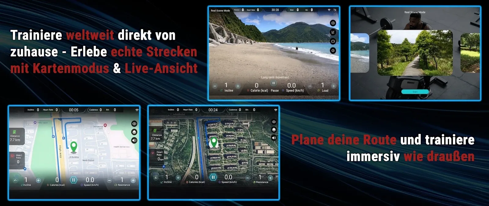 AsVIVA S20 – percorsi reali e vista live