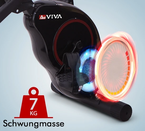 Volano da 7 kg per una pedalata silenziosa