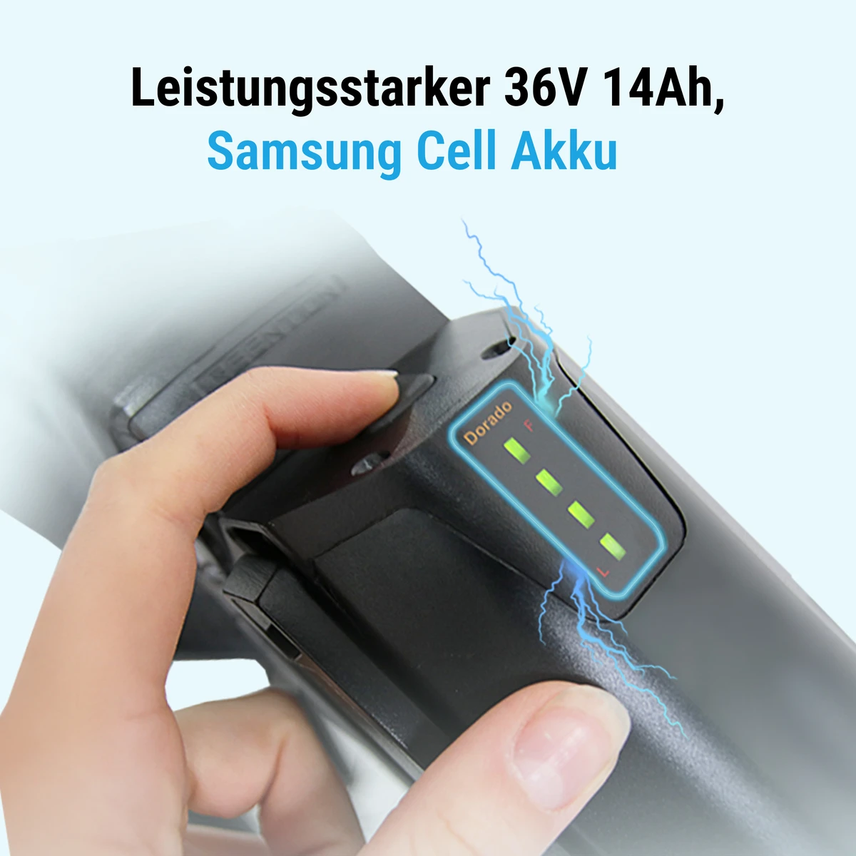 Batteria Samsung Cell da 504 Wh – fino a 100 km