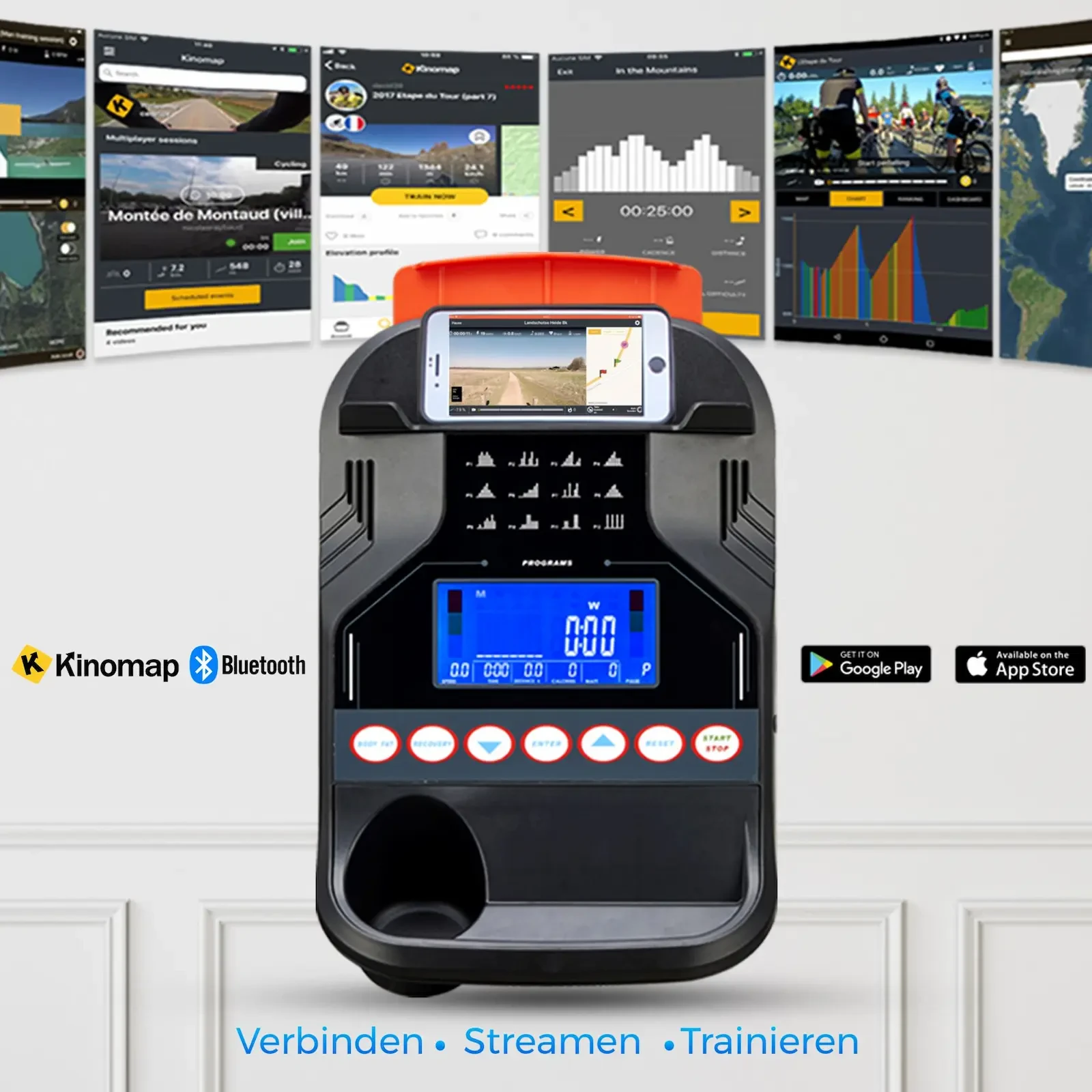 Computer di allenamento LED con Bluetooth & Kinomap