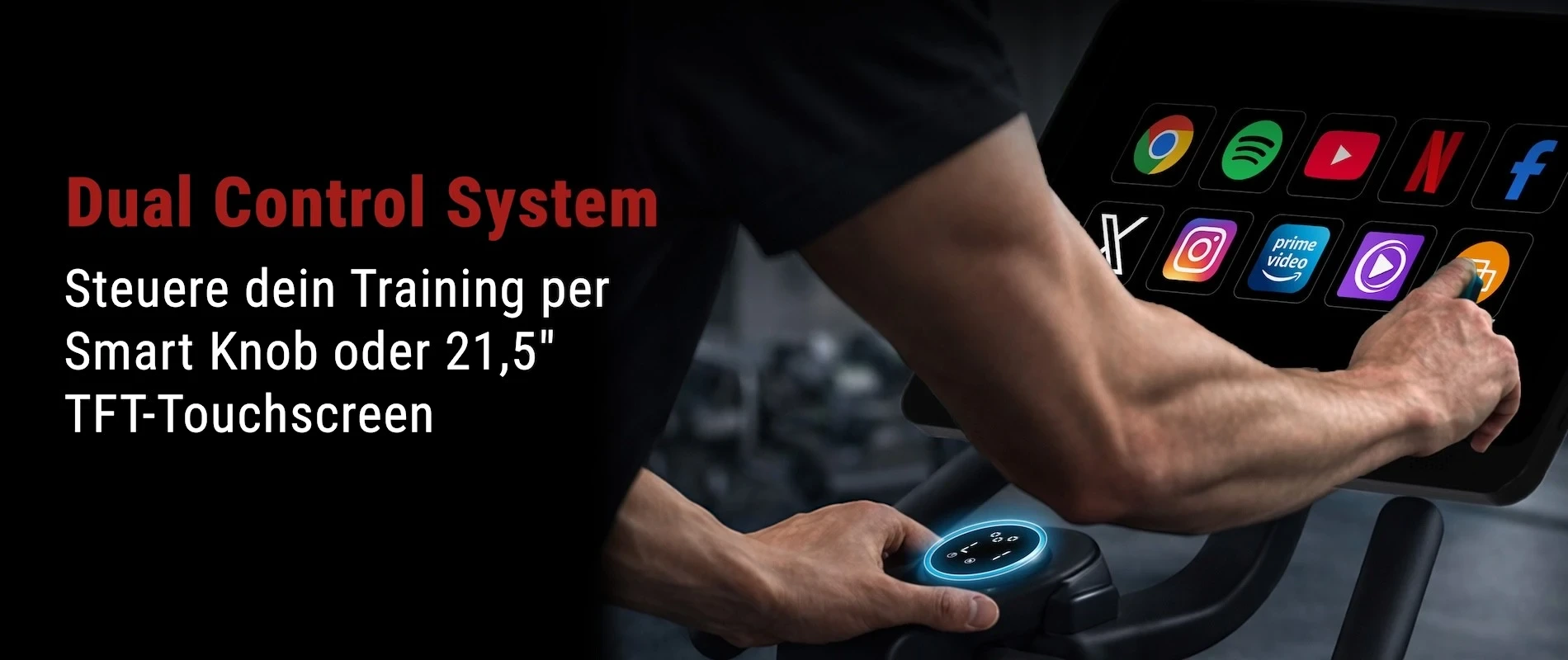 AsVIVA S20 – Dual Control System (Smart Knob e TFT da 21,5")