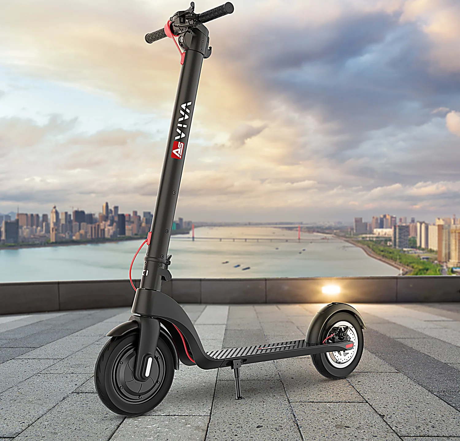 AsVIVA ES01 E-Scooter – monopattino elettrico pieghevole con caratteristiche in sintesi