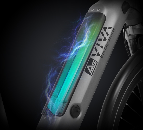 Batteria da 620 Wh – fino a 120 km di autonomia