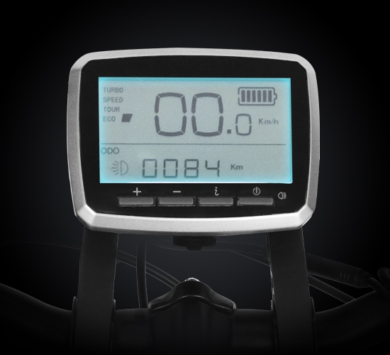 Display LCD smart con tutti i dati di guida