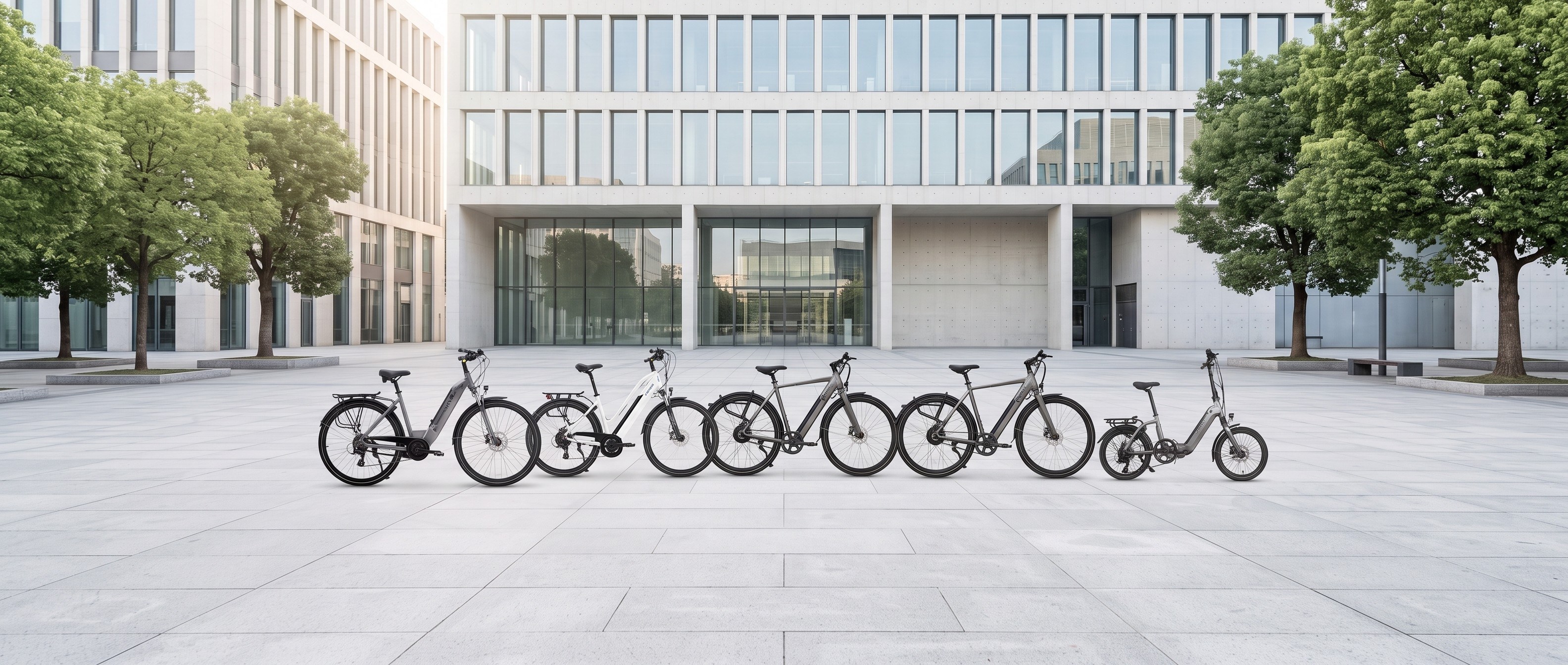 Confronto tra le e-bike B14, B15, BC1B, BC1C e B13