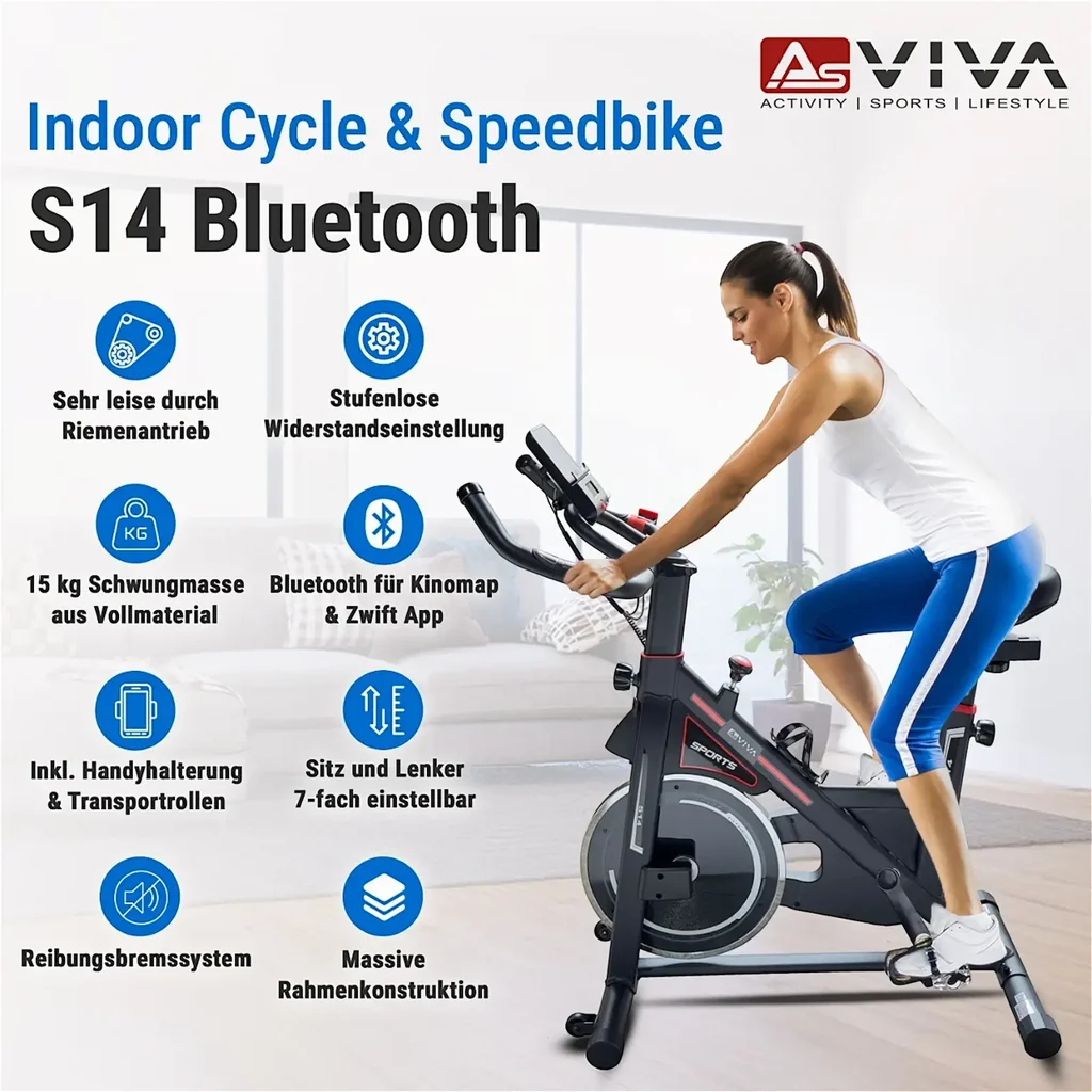 AsVIVA Indoor Cycle Dynamic S14 - NUOVO - Vista del prodotto