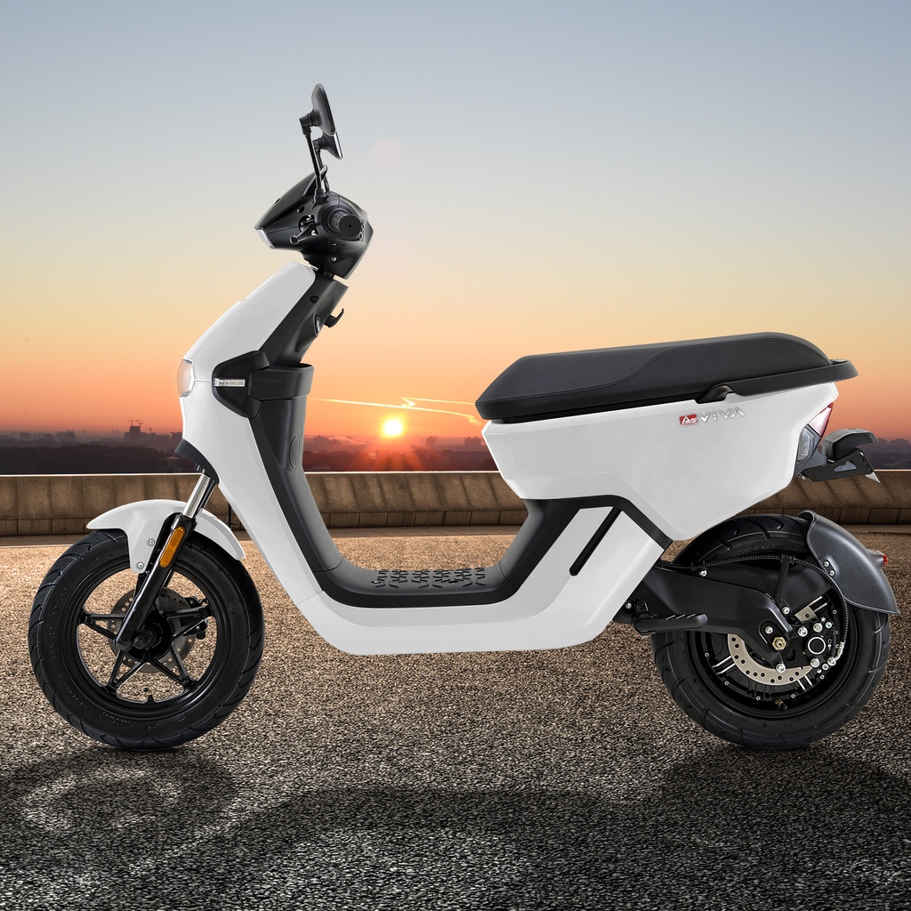 Scooter elettrico AsVIVA EM1 bianco - Vista del prodotto
