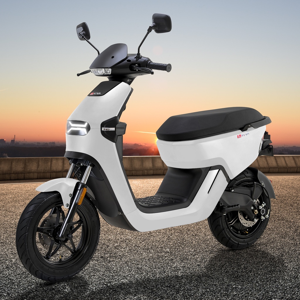 Scooter elettrico AsVIVA EM1 bianco - Vista del prodotto