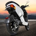 Scooter elettrico AsVIVA EM1 bianco - Vista del prodotto