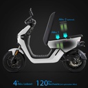 Scooter elettrico AsVIVA EM1 bianco - Vista del prodotto