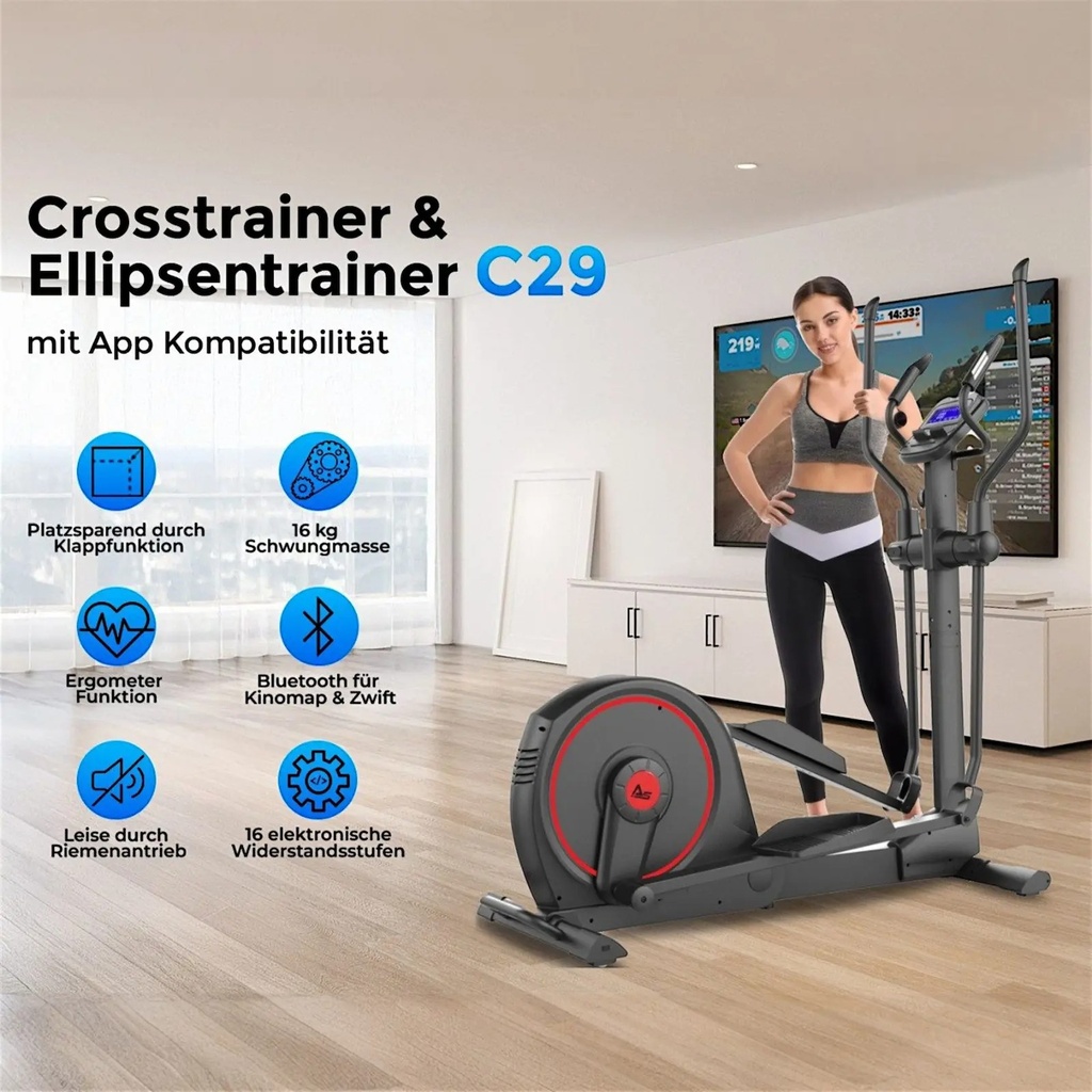Ellittica AsVIVA C29 Pro – Caratteristiche