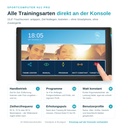 AsVIVA cyclette H21 Pro Wi-Fi – console con 12 programmi, watt costanti e frequenza cardiaca target