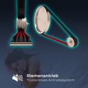 Cyclette ergometro AsVIVA H21 Pro Wi-Fi – Trasmissione a cinghia silenziosa