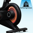Massa volanica dell'AsVIVA Speedbike Studio Pro S17 per un movimento fluido e silenzioso