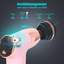 Il potente motore brushless della pistola massaggiante AsVIVA MGN2 nel colore rosa nel dettaglio