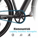 AsVIVA E-Bike BC1B – 28" Urban Citybike – Trasmissione a cinghia