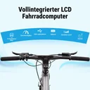 AsVIVA Urban City E-Bike BC1C – 28 pollici – Display LCD e display