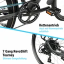 AsVIVA Urban City E-Bike BC1C – 28 pollici – Trasmissione a catena