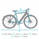 AsVIVA Urban City E-Bike BC1C – 28 pollici – Vista 12