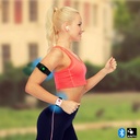 Fascia da braccio cardio AsVIVA [AWS2] con Bluetooth AWS2 - Compatibilità con app