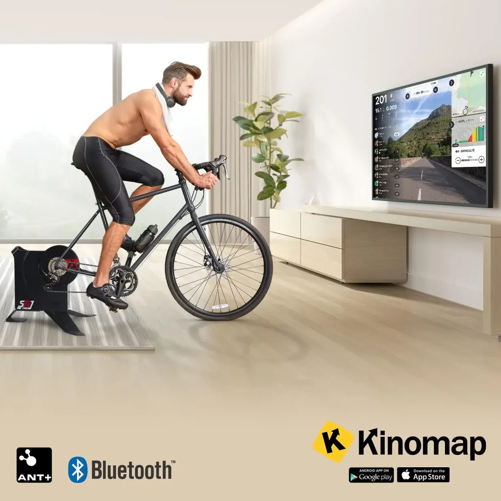 AsVIVA Rollentrainer Smart SBT1 – Connessione app & Funzione multimediale