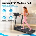 AsVIVA 2in1 – Tapis roulant Walk & Run T21 – design compatto