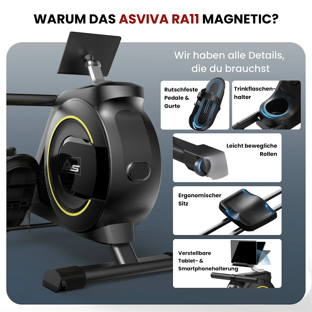 AsVIVA Vogatore RA11 Magnetic – sistema frenante magnetico (4)