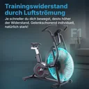 AsVIVA Air Bike cyclette semi-professionale F1 – resistenza ad aria (3)