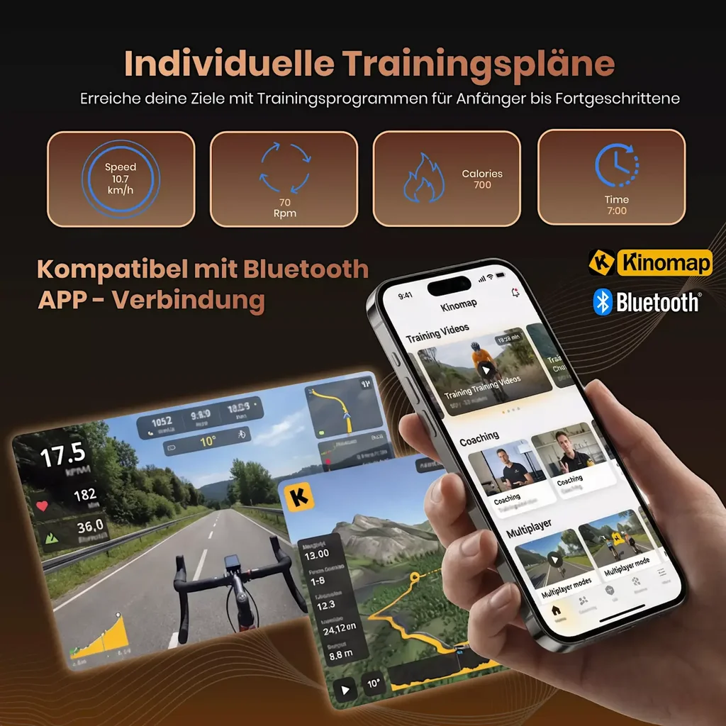 Allenamento con Kinomap & Zwift