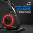 AsVIVA 2in1 Ergometro orizzontale con braccia mobili R7 – Volano