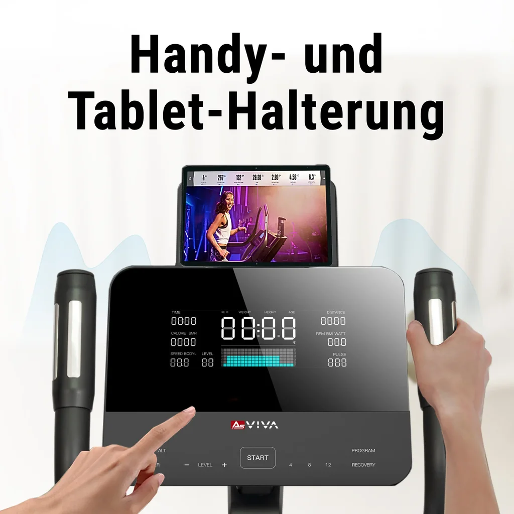 Ellittica AsVIVA Smart E4 Pro – Supporto