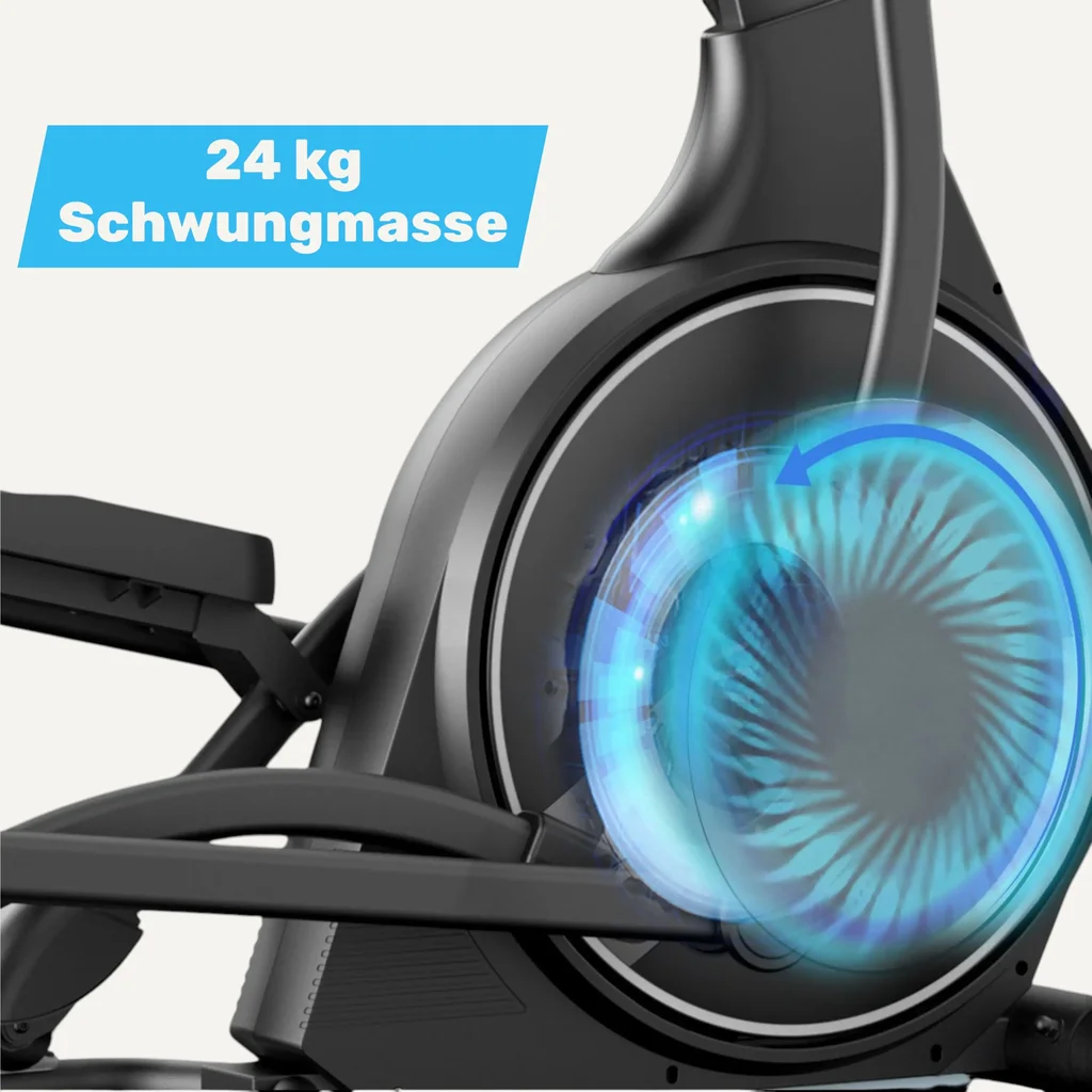 Ellittica AsVIVA Smart E4 Pro – Massa volanica