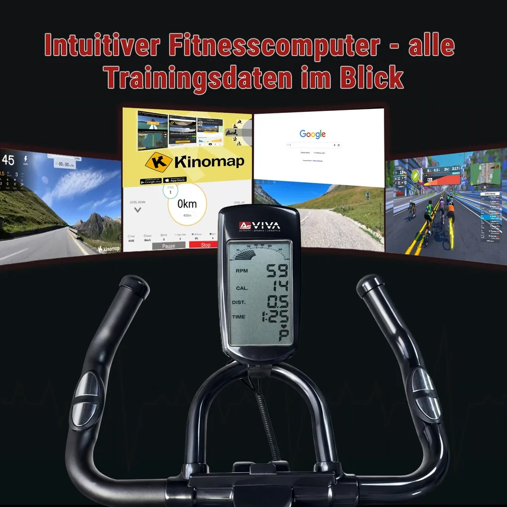 Speedbike AsVIVA Tour S11 – Computer da allenamento