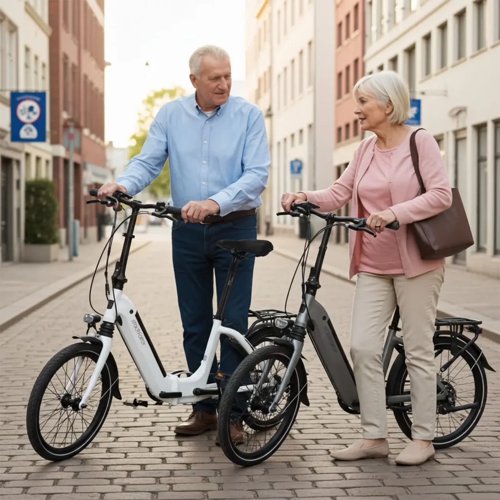 Bici elettrica pieghevole AsVIVA Stadtfalter B13 – Vista 5