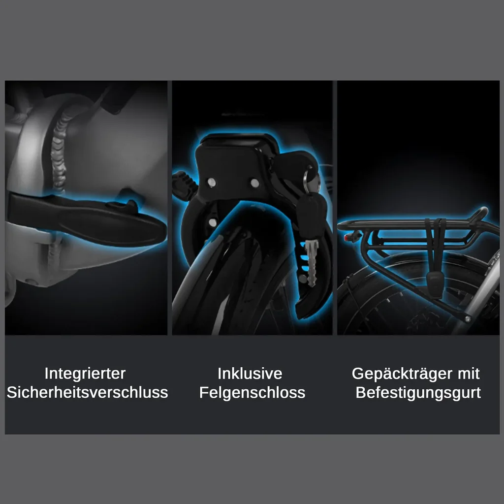 Bici elettrica pieghevole AsVIVA Stadtfalter B13 – Vista 10