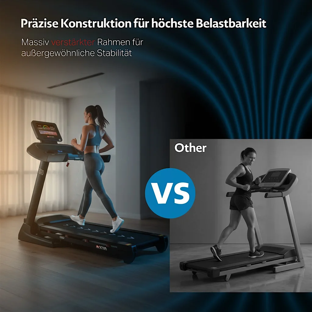 Tapis roulant AsVIVA T20 Cardio Pro Runner – Vista 11