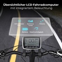 City E-Bike AsVIVA Stadtfalter B14 – Grigio/Bianco – Computer di bordo