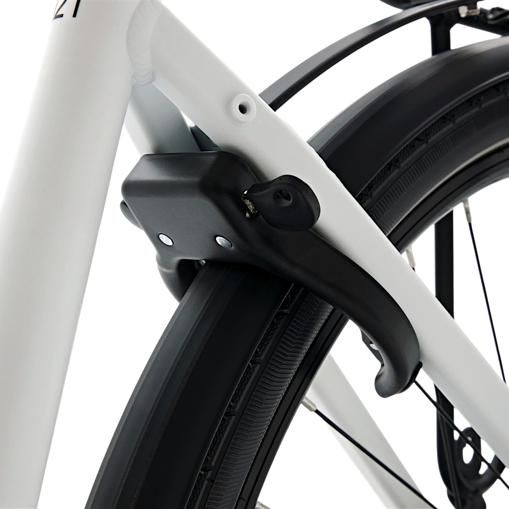 AsVIVA City E-Bike Stadtfalter B14 – Grigio/Bianco – Vista 12