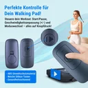 Telecomando in dotazione del Walking Pad tapis roulant AsVIVA T25 per un comodo controllo di velocità e programmi